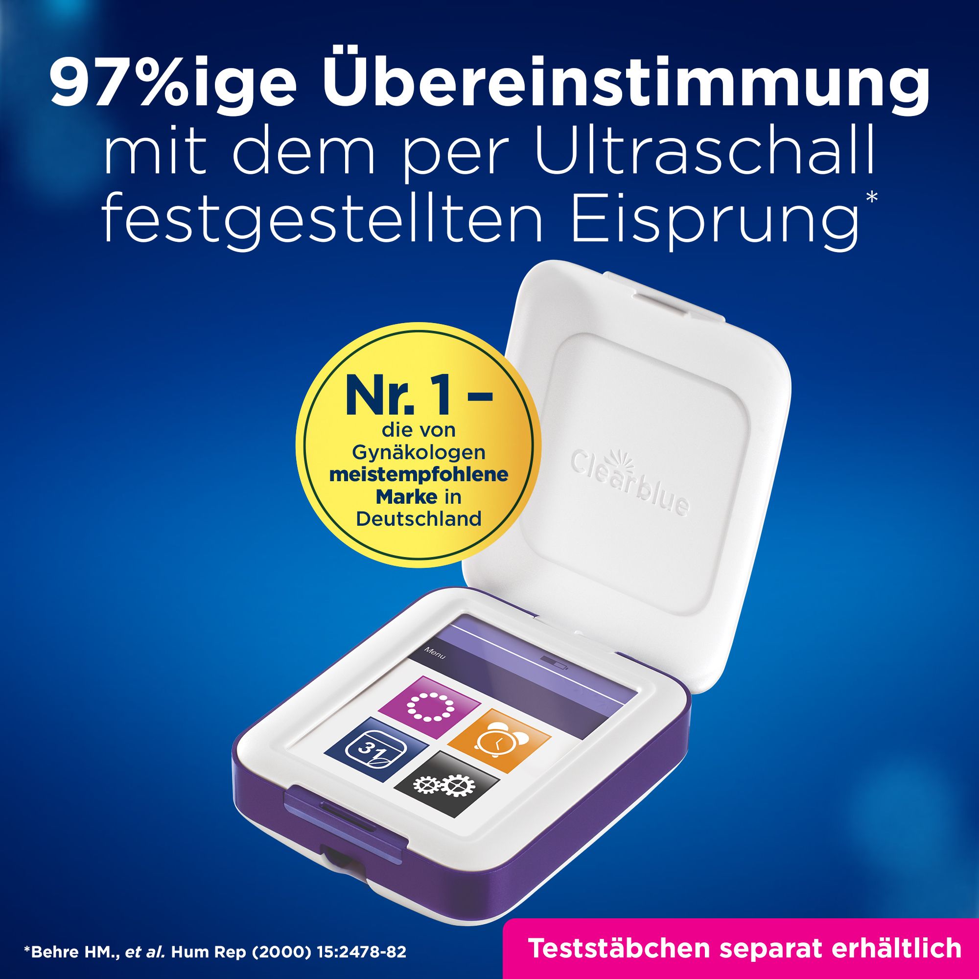 Clearblue Advanced Fertilitätsmonitor - Jetzt 50€ Cashback sichern