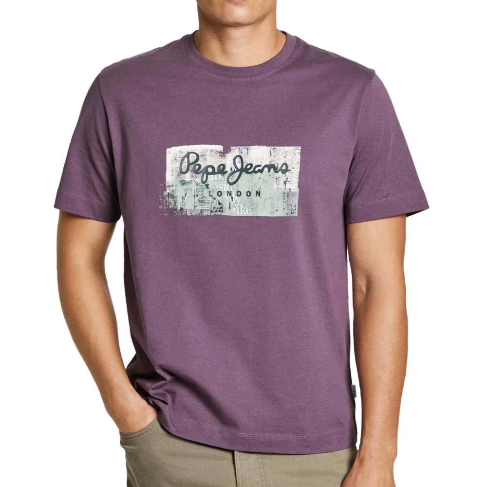 Pepe jeans T-shirt Violet Homme Pepe jeans Connor