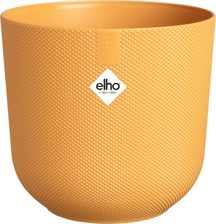 Elho bloempot Jazz geel D 18,9 H 17,6 cm