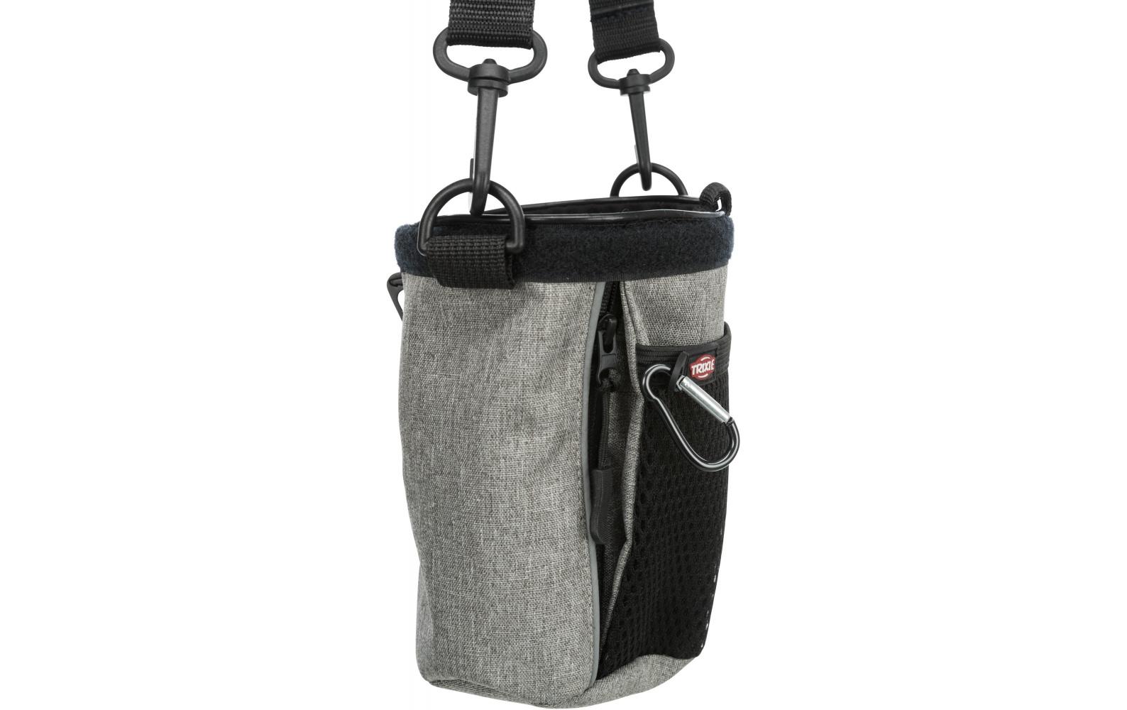 Snack-Tasche Multi Twist, ø 12 × 17 cm, Grau/ SchwarzTrainingstasche