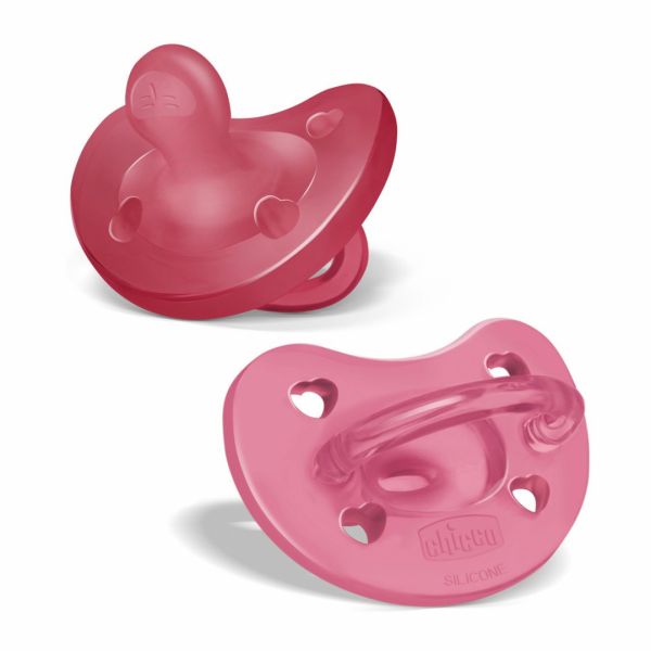 Chicco Chupeta Physio Soft Rosa 16-36m 2 Unidades
