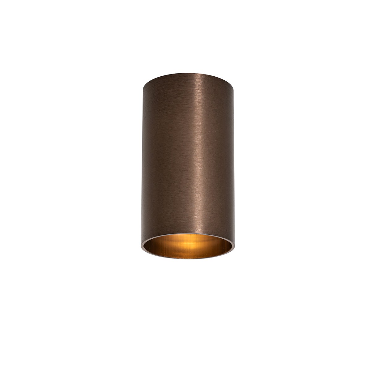 Moderne spot, donker brons, 5,5 cm - Tuba