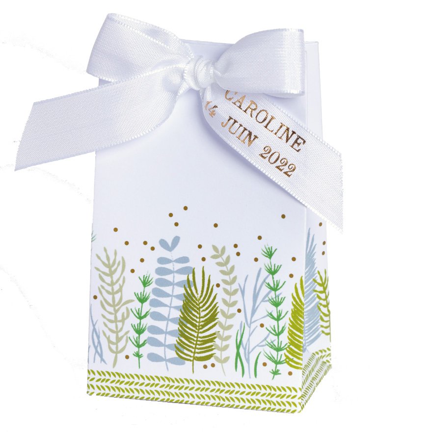 POCHETTE DECOR VEGETAL