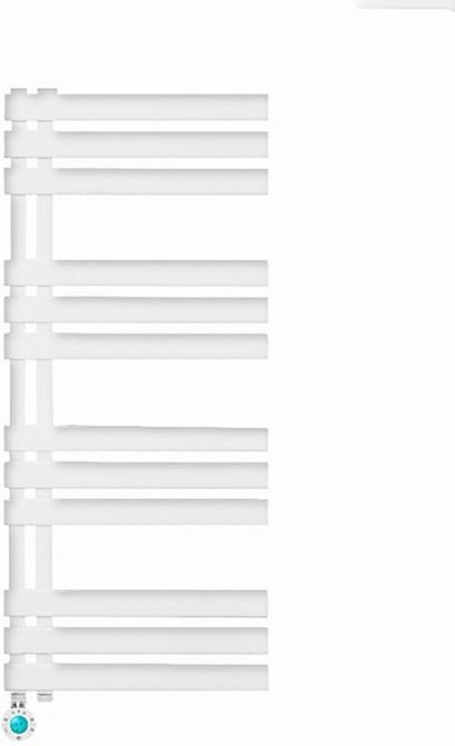 Oppio - Elite ECO Digital WiFi - Elektrische Handdoekradiator - Wit - 115x60 cm