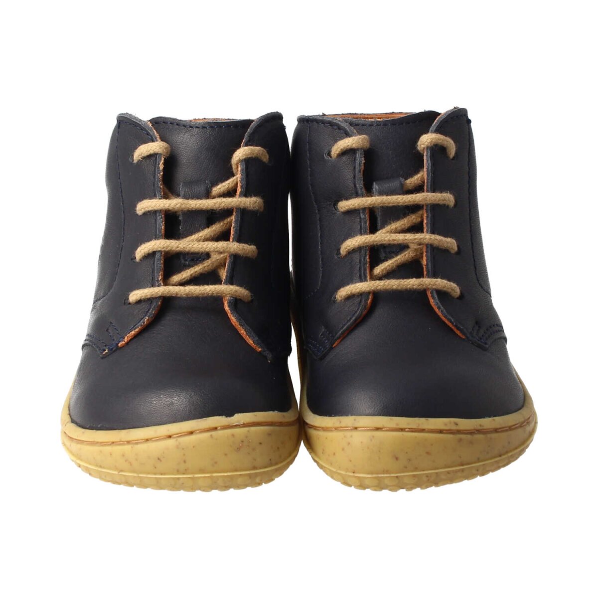 B3222-2 navy SOFT-TOE BIO-nappa leather laces Weite/M