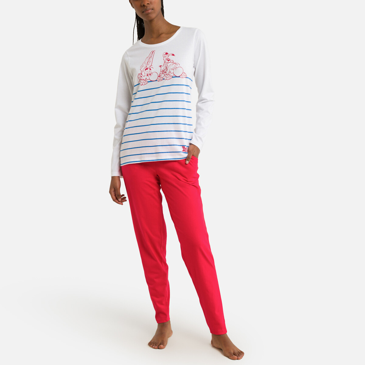 ASTERIX<br>Pijama de algodão com o espírito marinho de Asterix