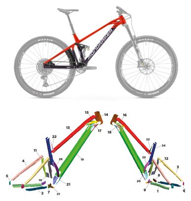 MONDRAKER FOXY ALU 2021 - L - GLOSSY