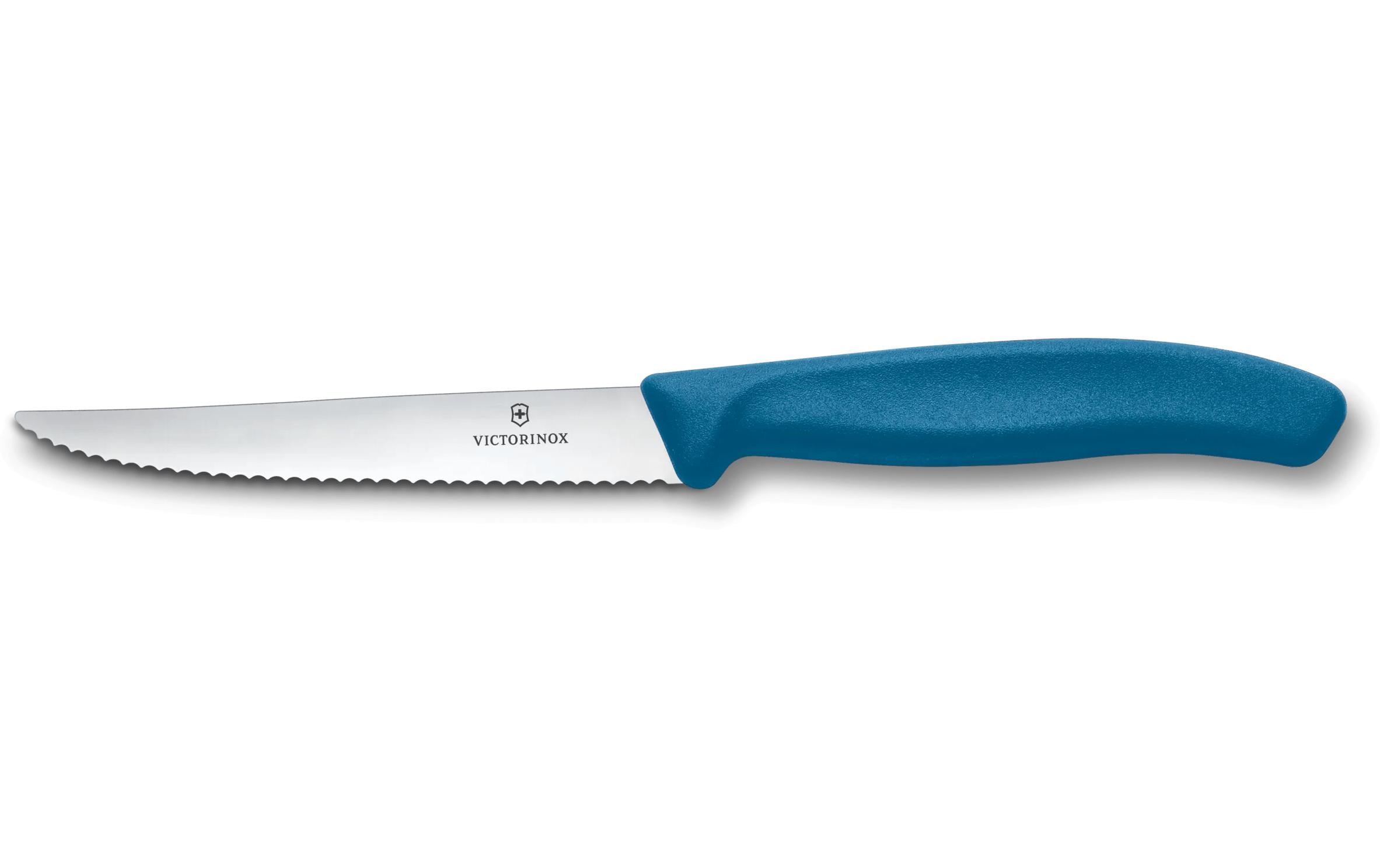 Pizzamesser Swiss Classic, 11 cm, BlauSteak und Pizzamesser mit extra scharfem Wellenschliff