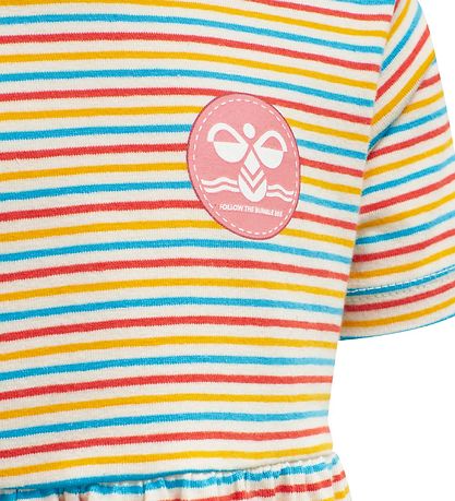Hummel Kleid - hmlAmalie - Weiß m. Streifen