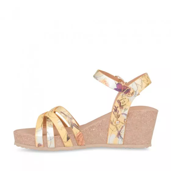 Sandales JAUNE LADY GLAM