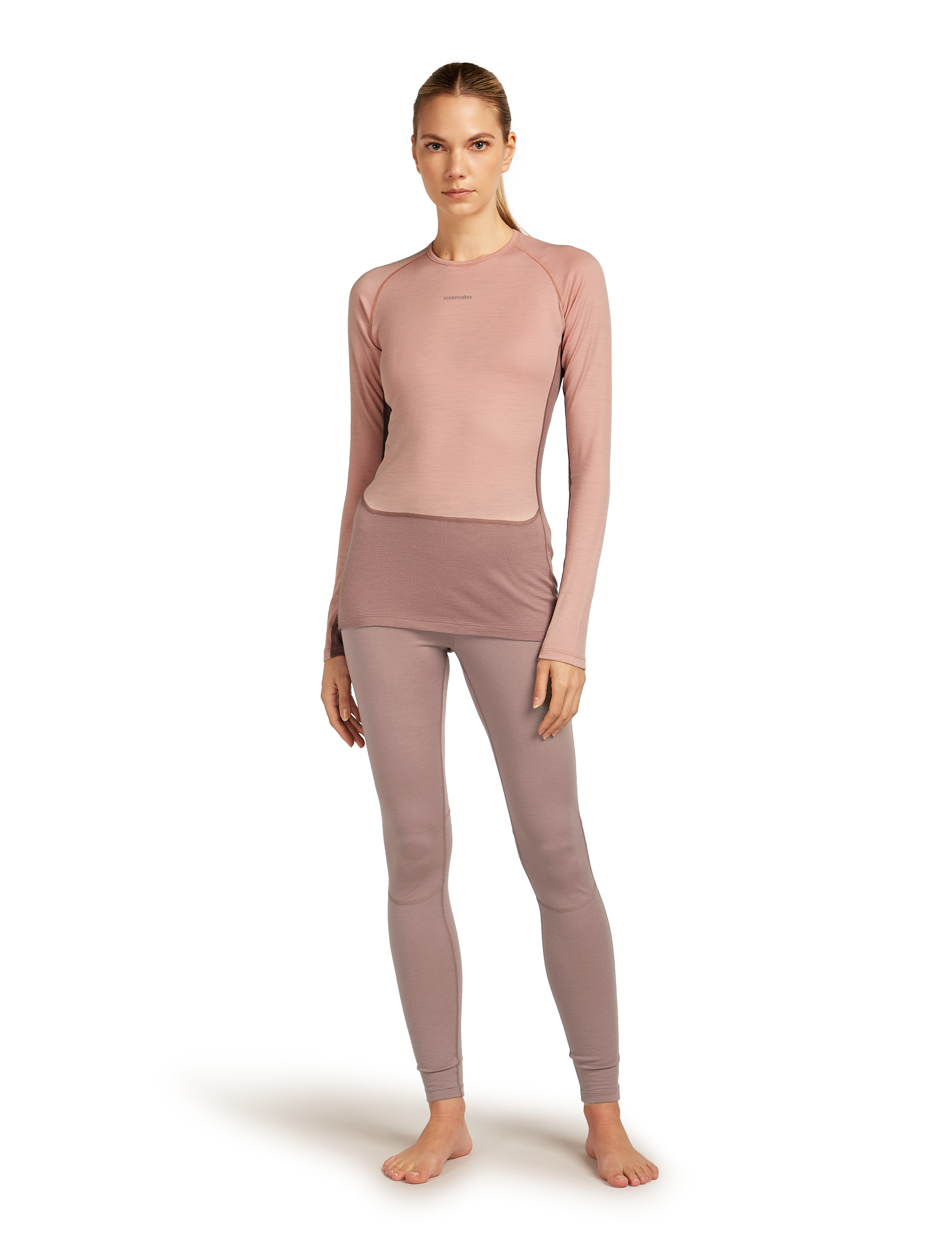 W Merino 200 ZoneKnit LS Crewe