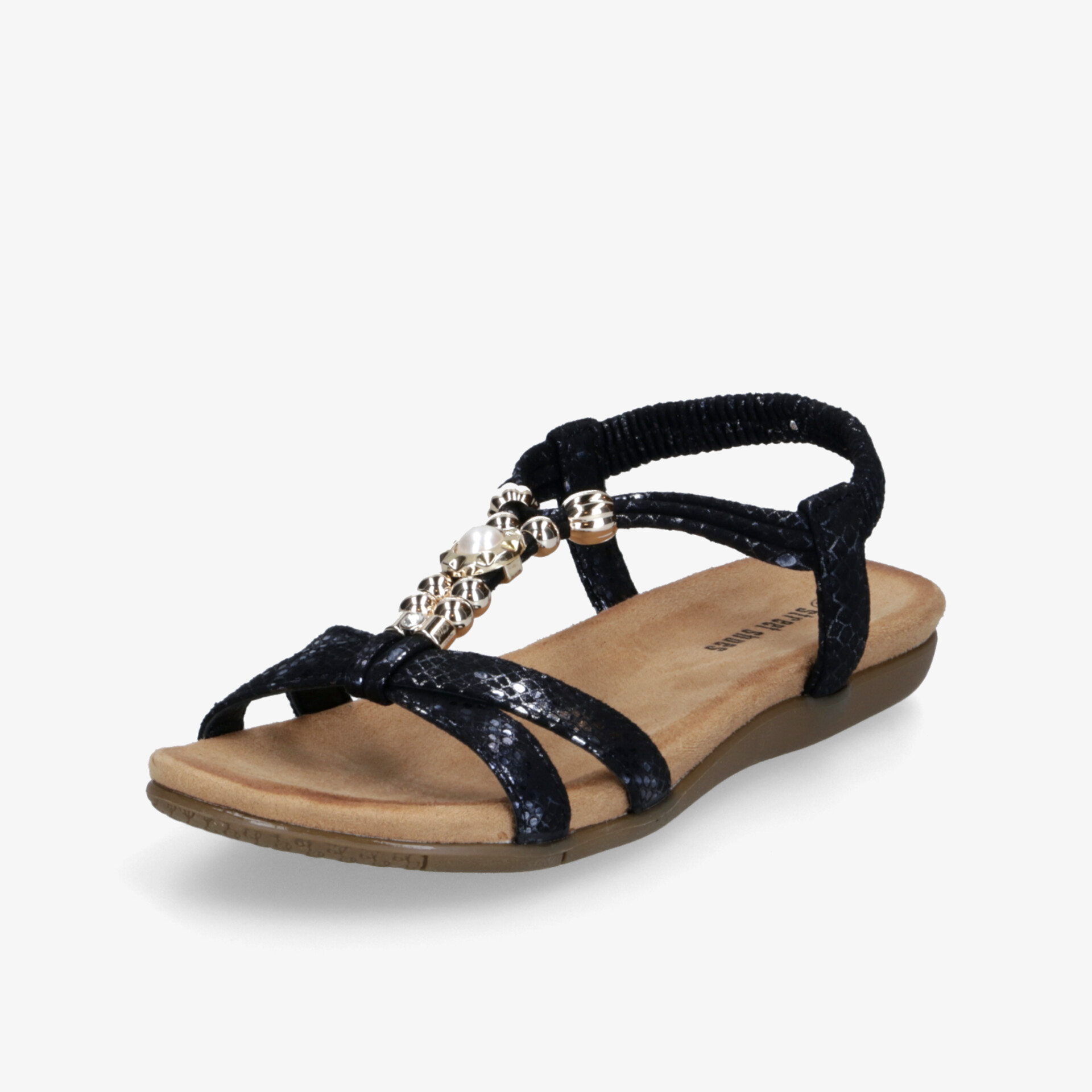 street shoes Damen Riemchensandalen schwarz