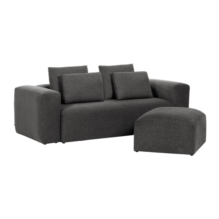 Kave Home Blok 3-zits bank green corduroy