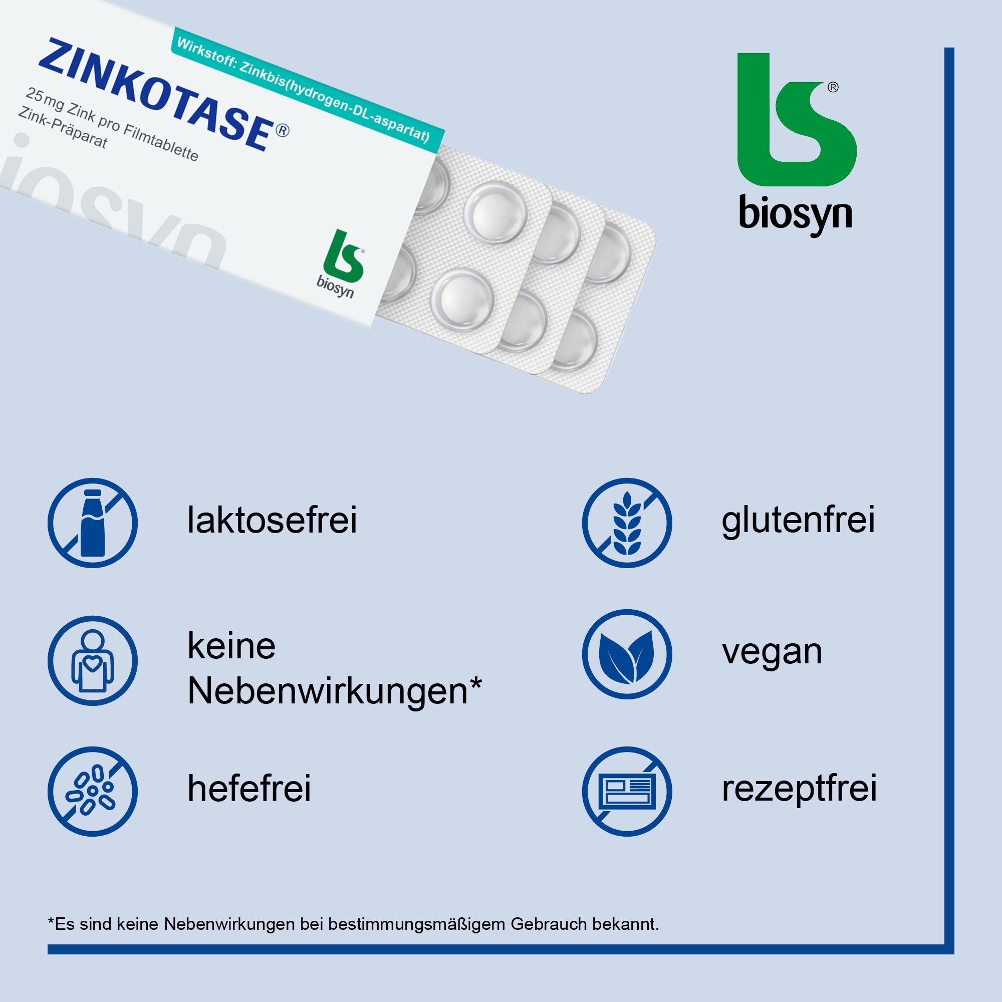 ZINKOTASE® Filmtabletten