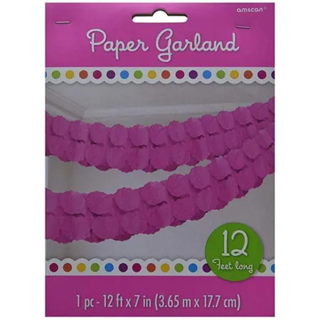 amscan Papiergirlande Lila 365 cm