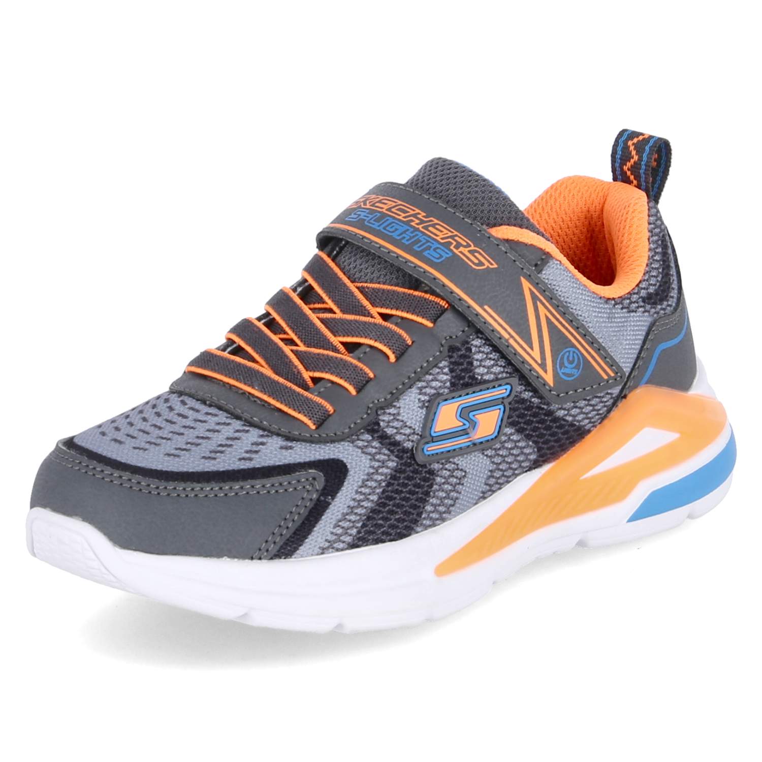 Skechers Low Sneaker TRI-NAMICS - charcoal/orange