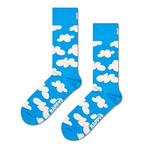 Happy Socks Cloudy Strømper, Light Blue, 41-46