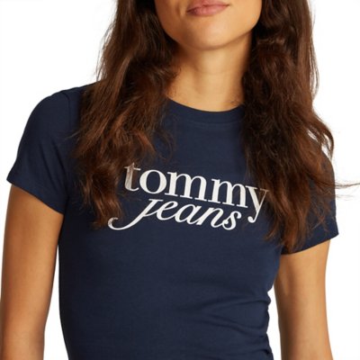 Tee-shirt à manches courtes femme Tjw Slim Essential Logo TOMMY HILFIGER