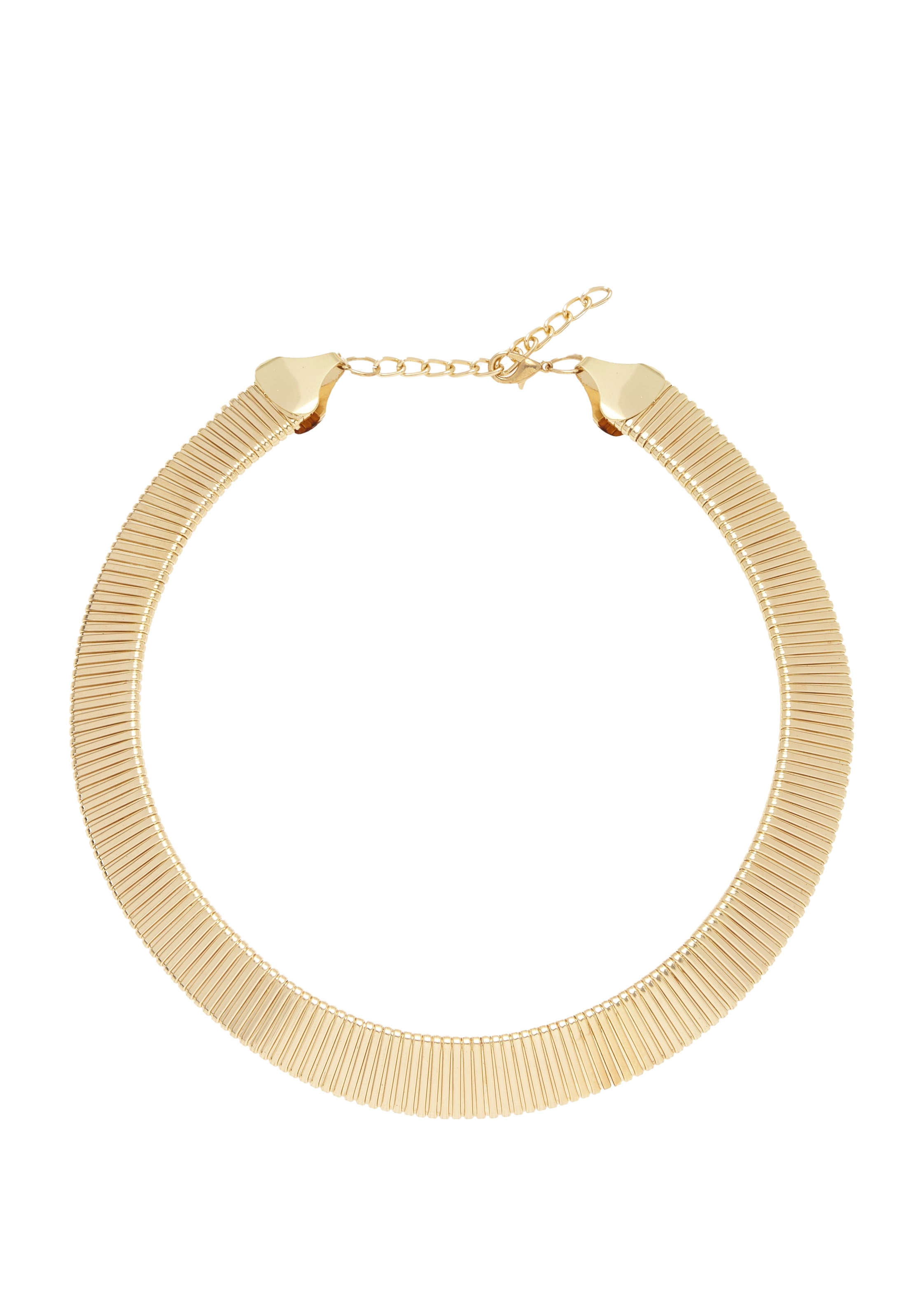 LASCANA Schlangenkette »Chunky Halskette« Collier, abgerundete chunky Schlangenkette