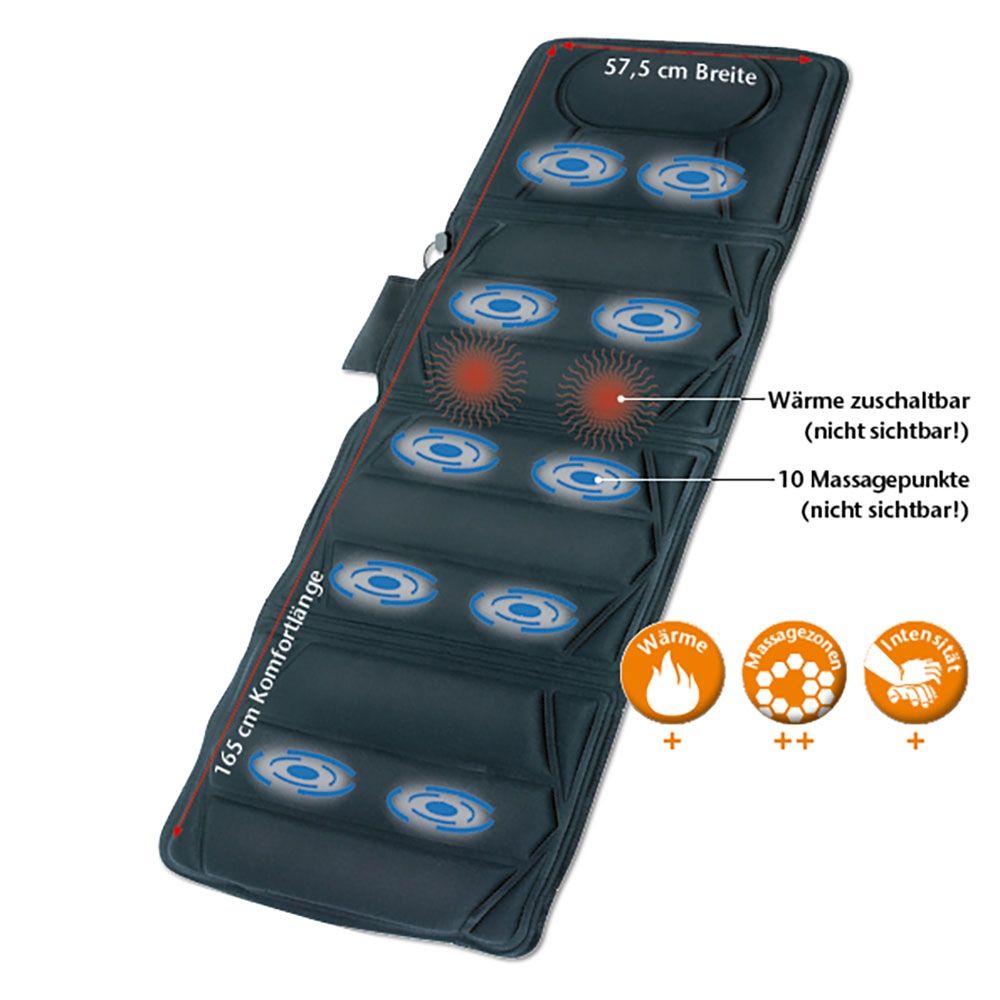 aktivshop Massagematte »Luxus 2in1«