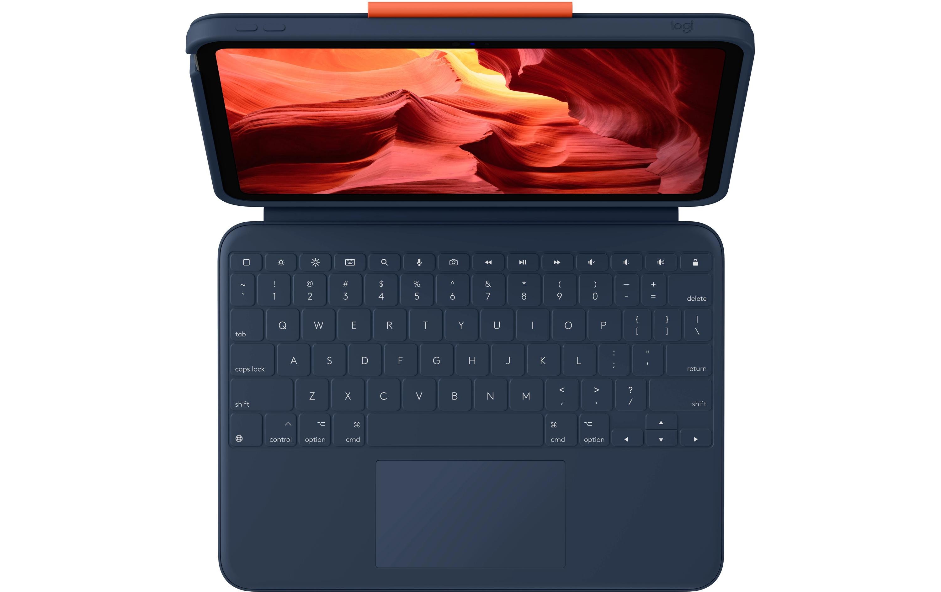 Tablet Tastatur Cover Rugged Combo 4 Touch EDU<br>Schutzhülle mit integrierter Tastatur und Touchpad für Apple iPad 10. Gen. und iPad (A16/2025)