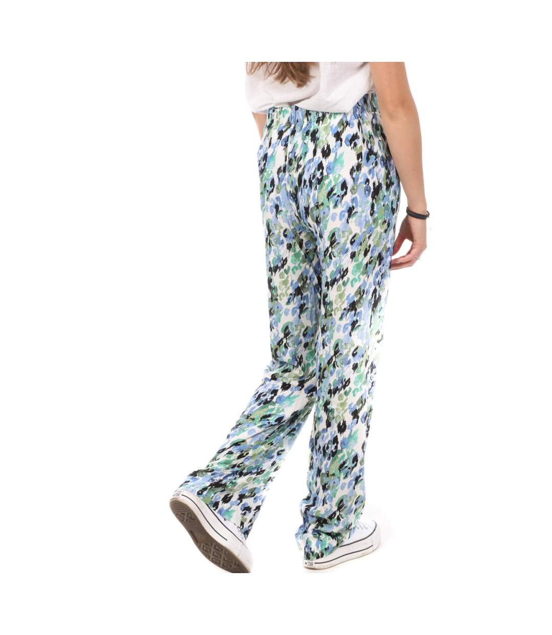 Pantalons Ample Vert/Bleu Femme Vero Moda Wide