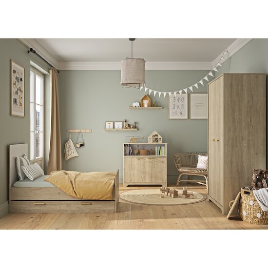 Elea Lit bébé évolutif   Beige        70 x 140 cm   de               Galipette