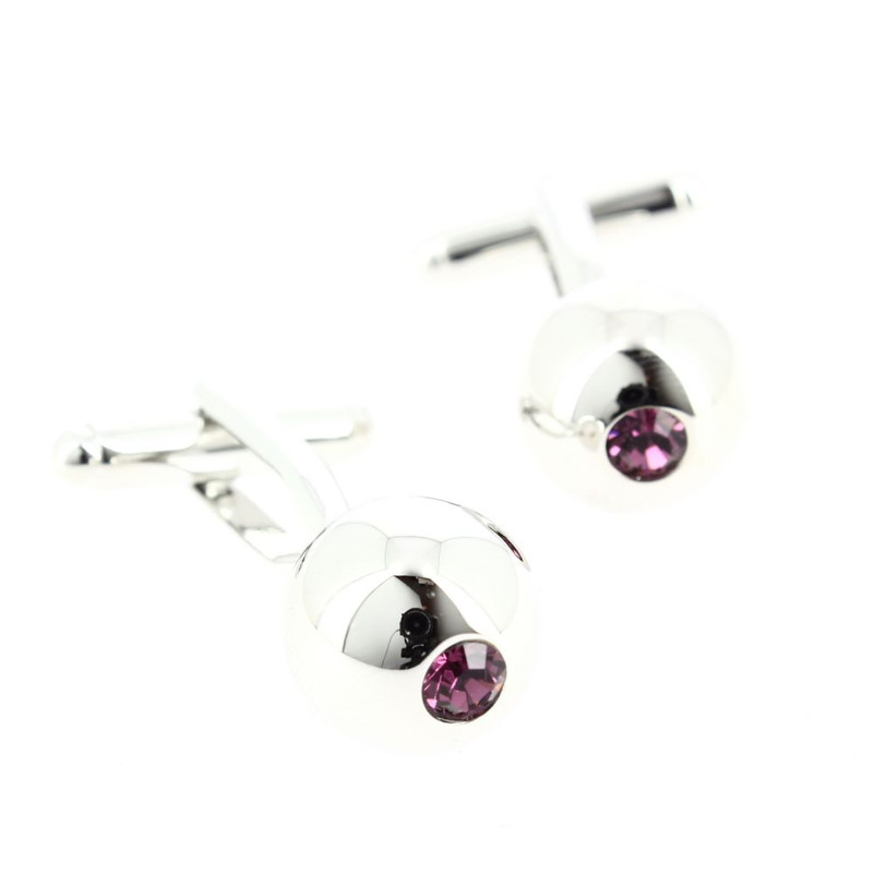 Boutons de manchette, spot violet