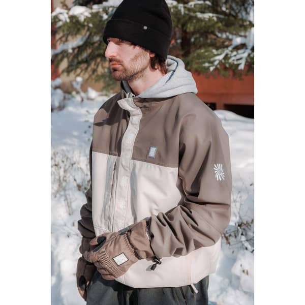 Veste snowboard 686 MENS DOJO JACKET TOBACCO/CLEAR BLACK