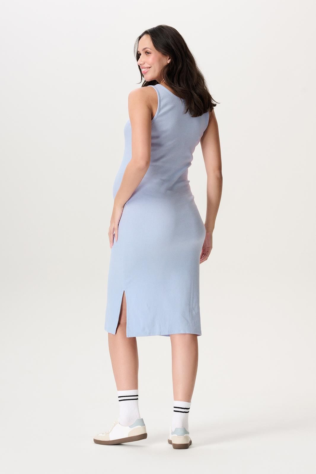 Noppies Maternity Jurk met voedingsfunctie Estrella - Light Sky