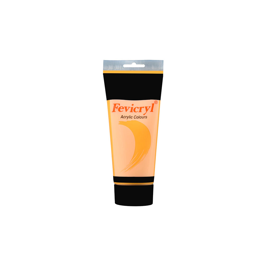 Tube peinture acrylique jaune ocre 200ml