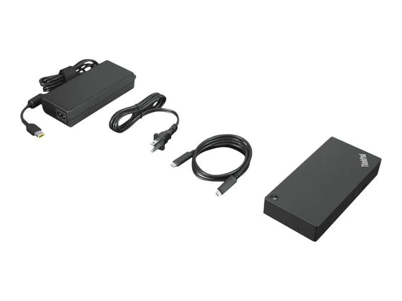 Lenovo® | ThinkPad Universal USB-C Dock - Dockingstation - USB-C - HDMI, 2 x DP - GigE - 90 Watt - Sort