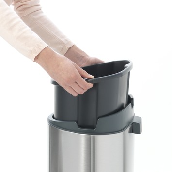 Brabantia Touch Bin Prullenbak - 40 l - Matt Steel