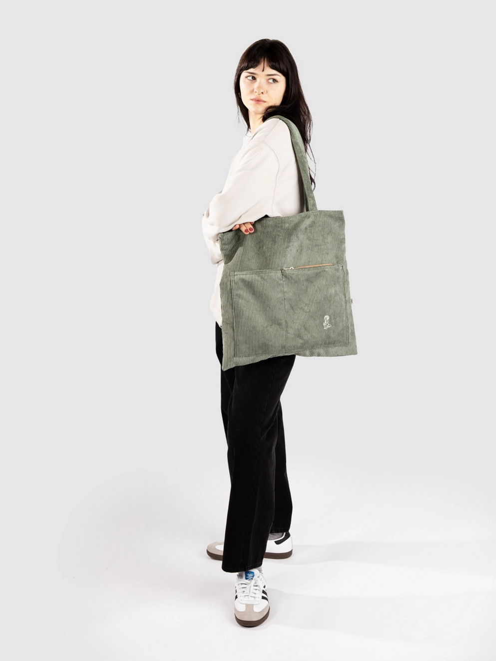 Ementa SB CMon Ikon Cord Tote Bag green