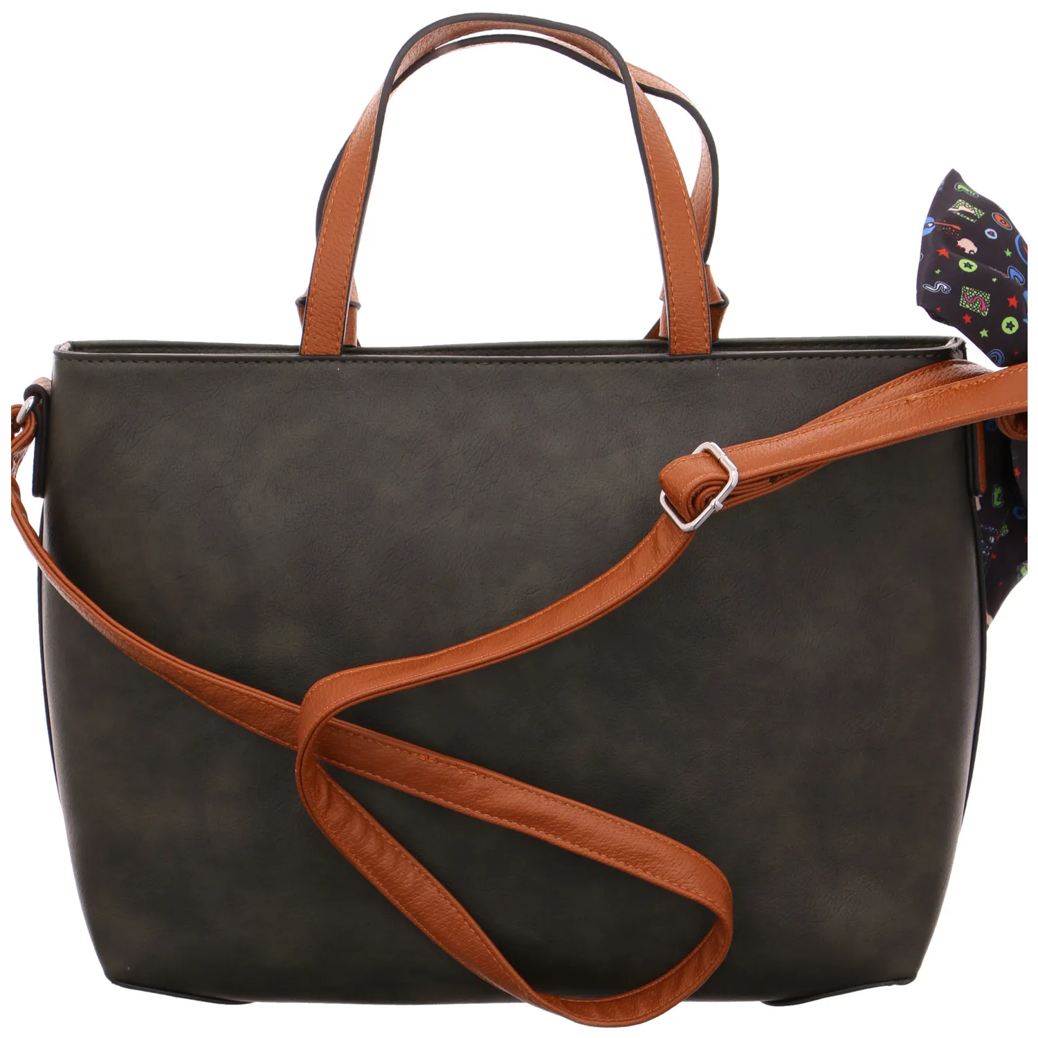 RIEKER Shopper Olive Lederimitat