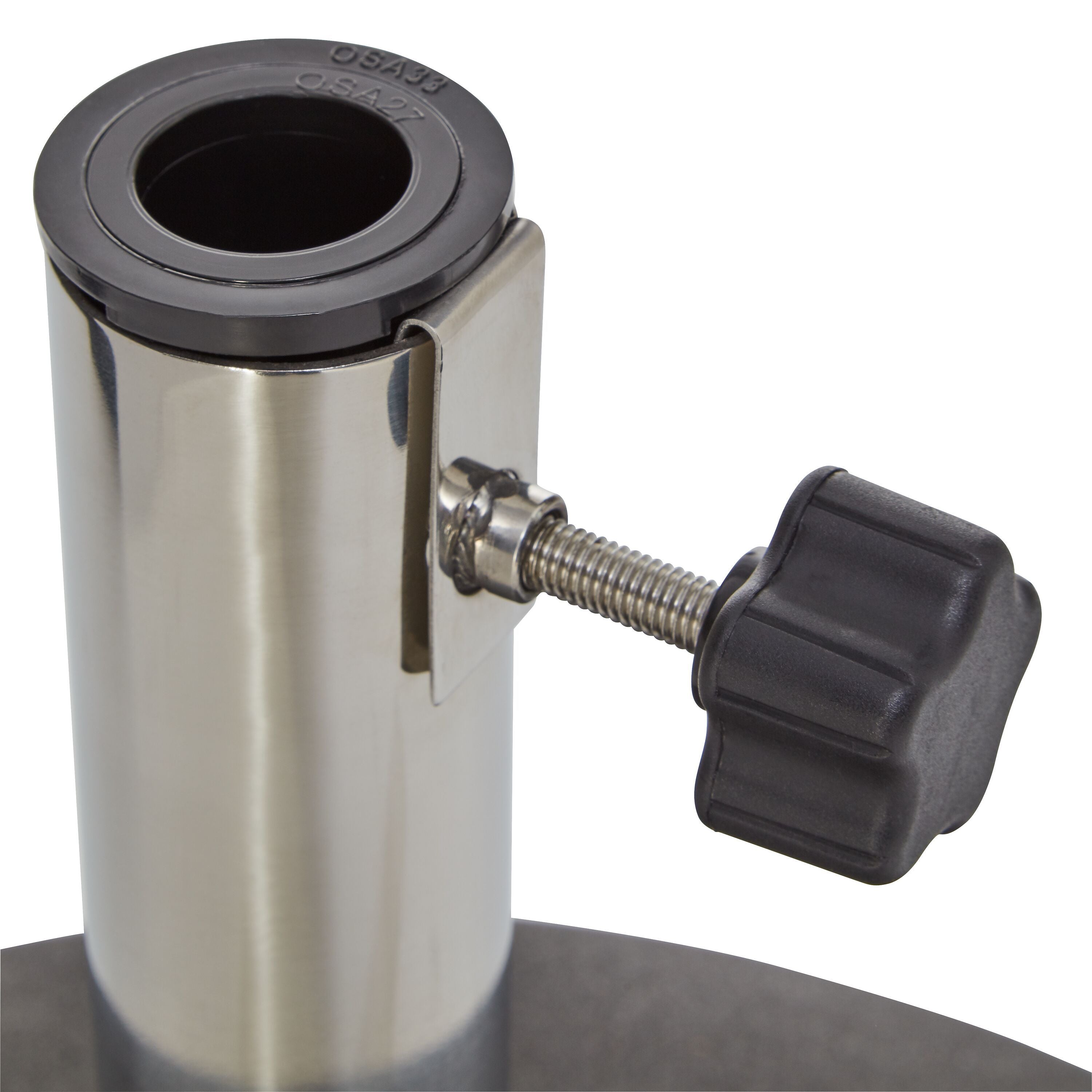 CONCRETE Betonsockel 27kg anthrazit - Betonoptik / H: 38.5 cm