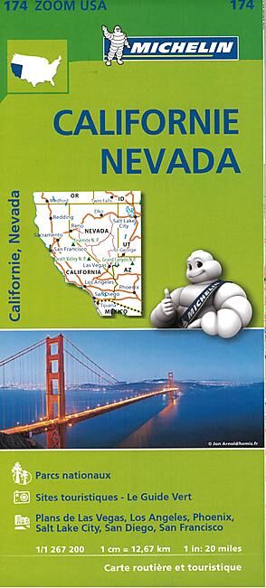 MICHELIN - 174 CALIFORNIE NEVADA ECHELLE 1 1 267 200