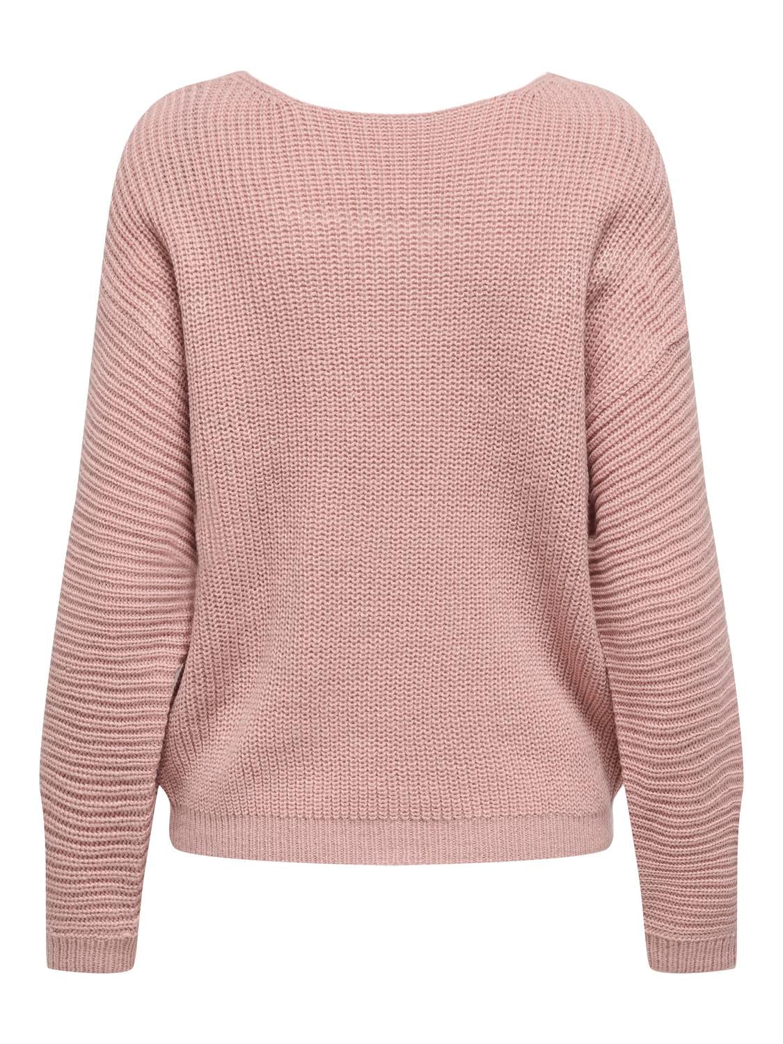 JDYJUSTY Strickpullover Woodrose