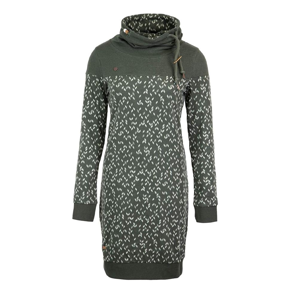 Ragwear Robe Pull Kaki Femme Ragwear Chloe Dress
