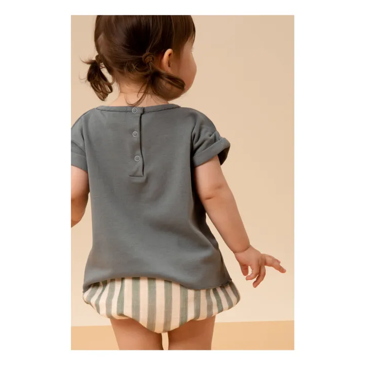 Studio Bohème T-shirt Bama Uni | Bleu gris