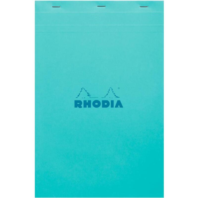 Rhodia bloc agrafé COULEURS N°19 5/5 80 feuillets microperforés, couvertures assorties - Assortis