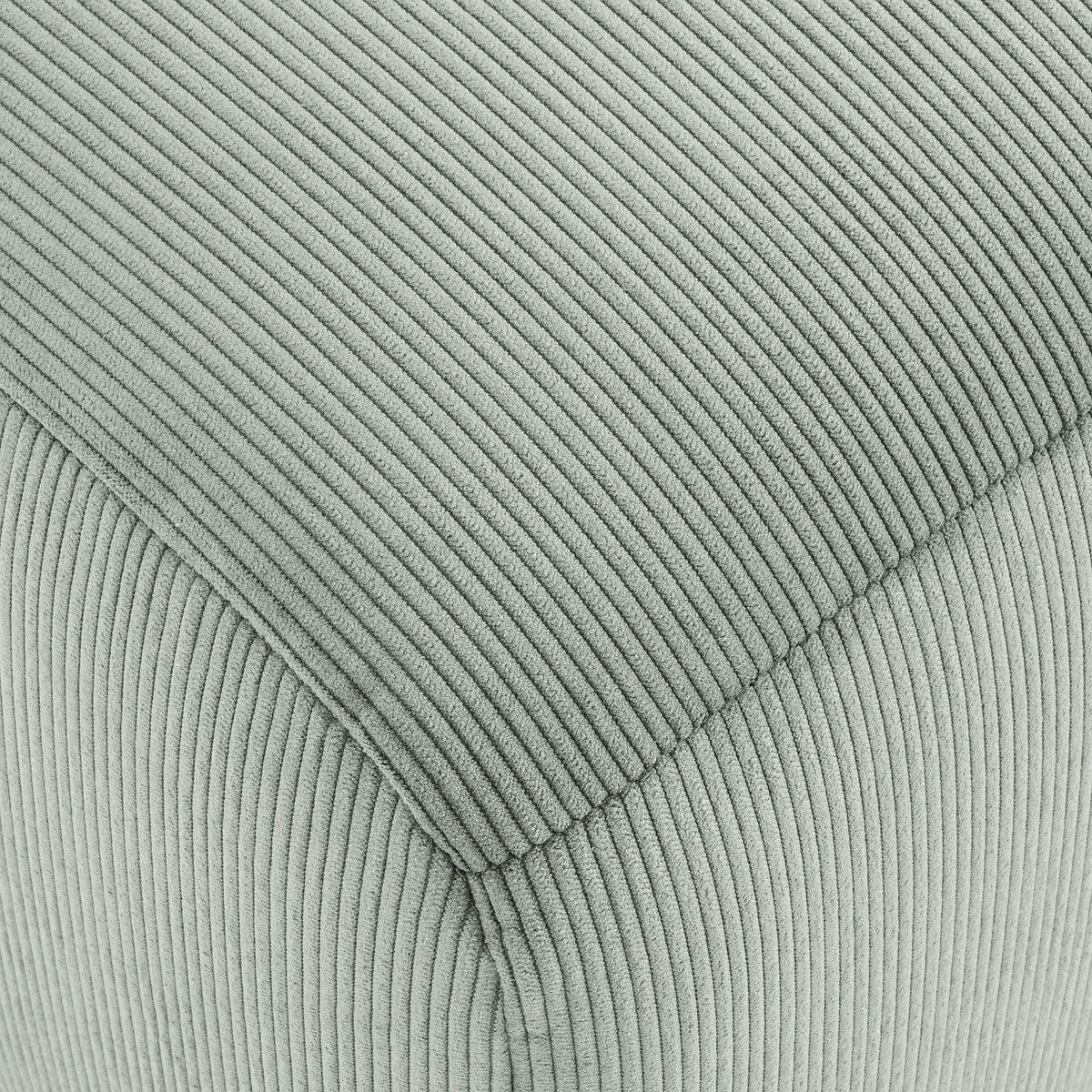 LA REDOUTE INTERIEURS<br>Puff XL, veludo canelado fino, Liora