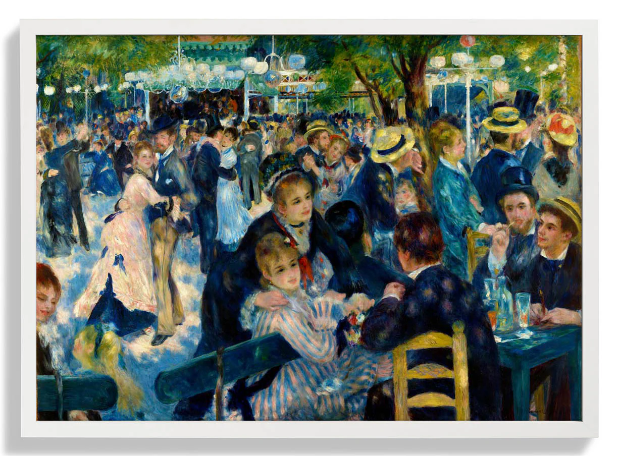 Bal du le Moulin de la Galette Gemälde von Pierre A. Renoir