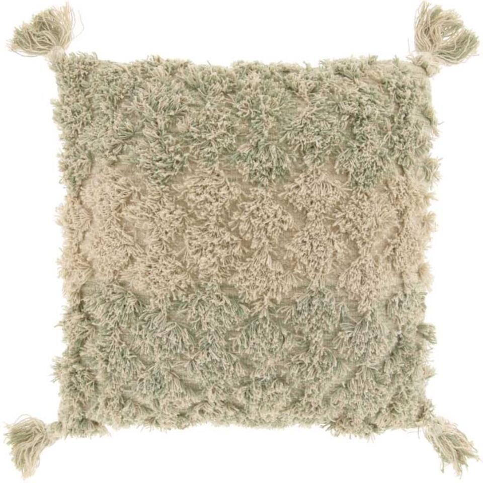 Unique Living - Kussen Beira - 45x45cm - theegroen