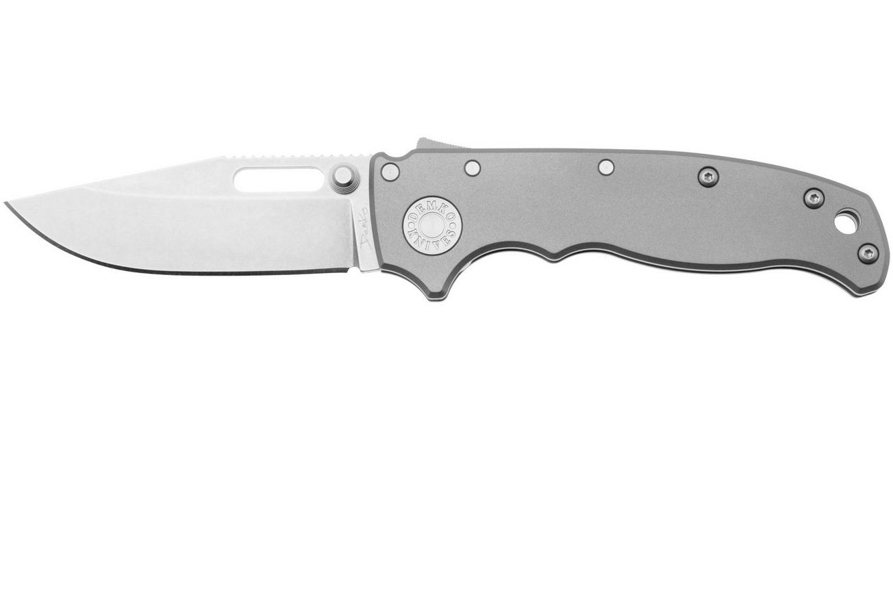 Demko Knives AD20.5 Shark-Lock CPM 20CV Clip Point AD205-20CV-TI-CP Smooth Titanium, zakmes