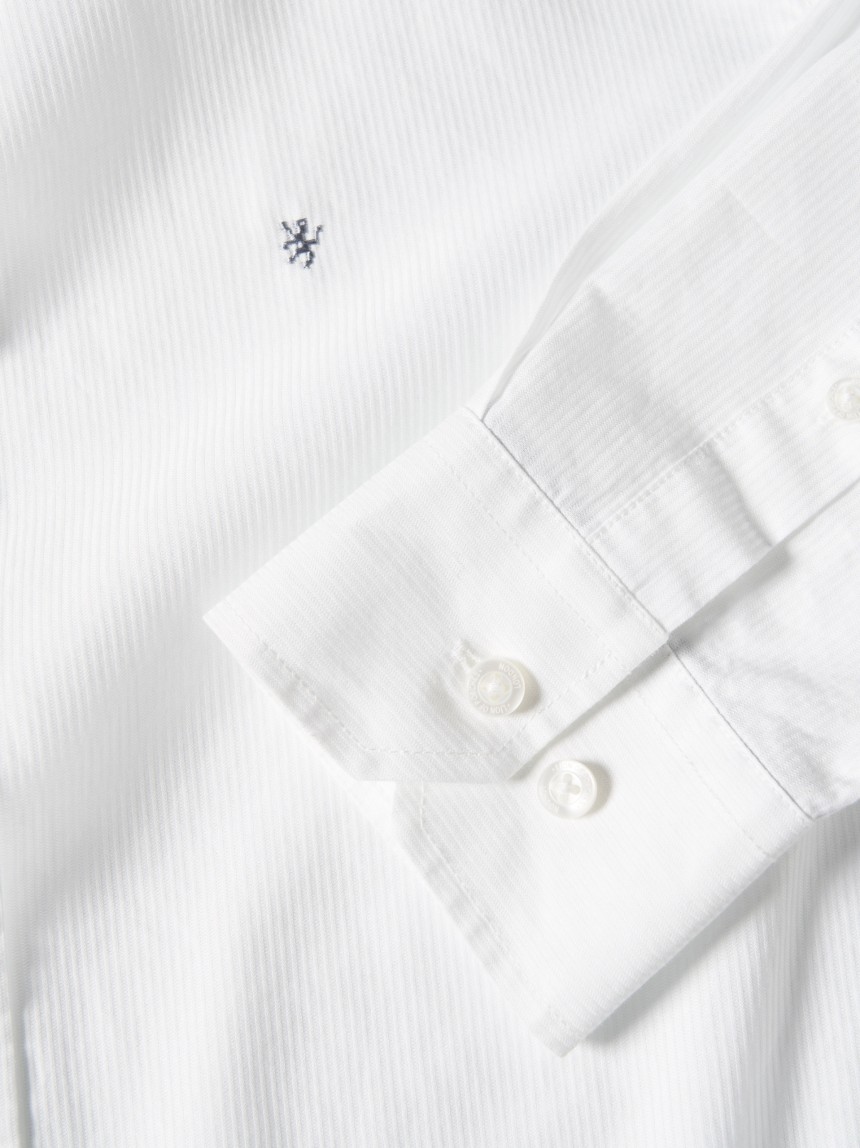 Camisa slim fit de algodão