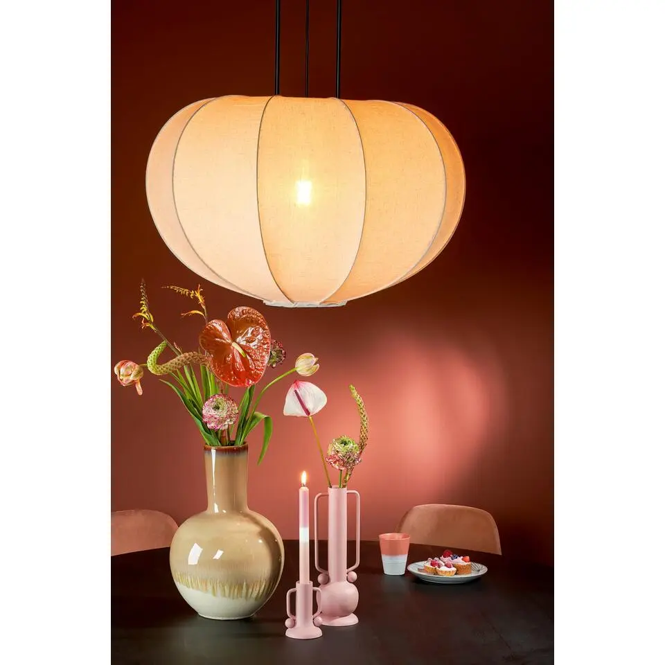 Mica Decorations Holm Vaas - H42 x Ø27,5 cm - Keramiek - Crème