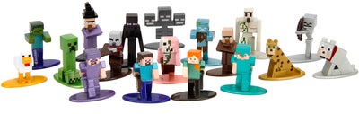 Jada Toys Minecraft Nano Multipack Figursett 18 Stk