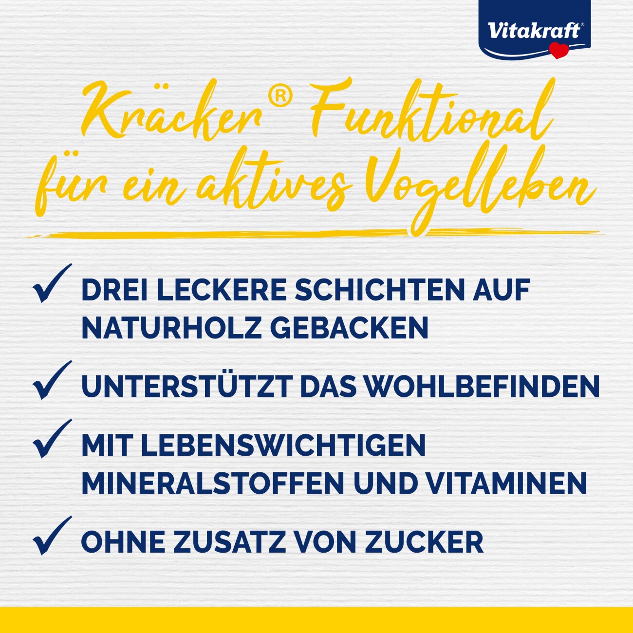 Vitakraft Kanarienvogel Kräcker 4x2er Feather-Care
