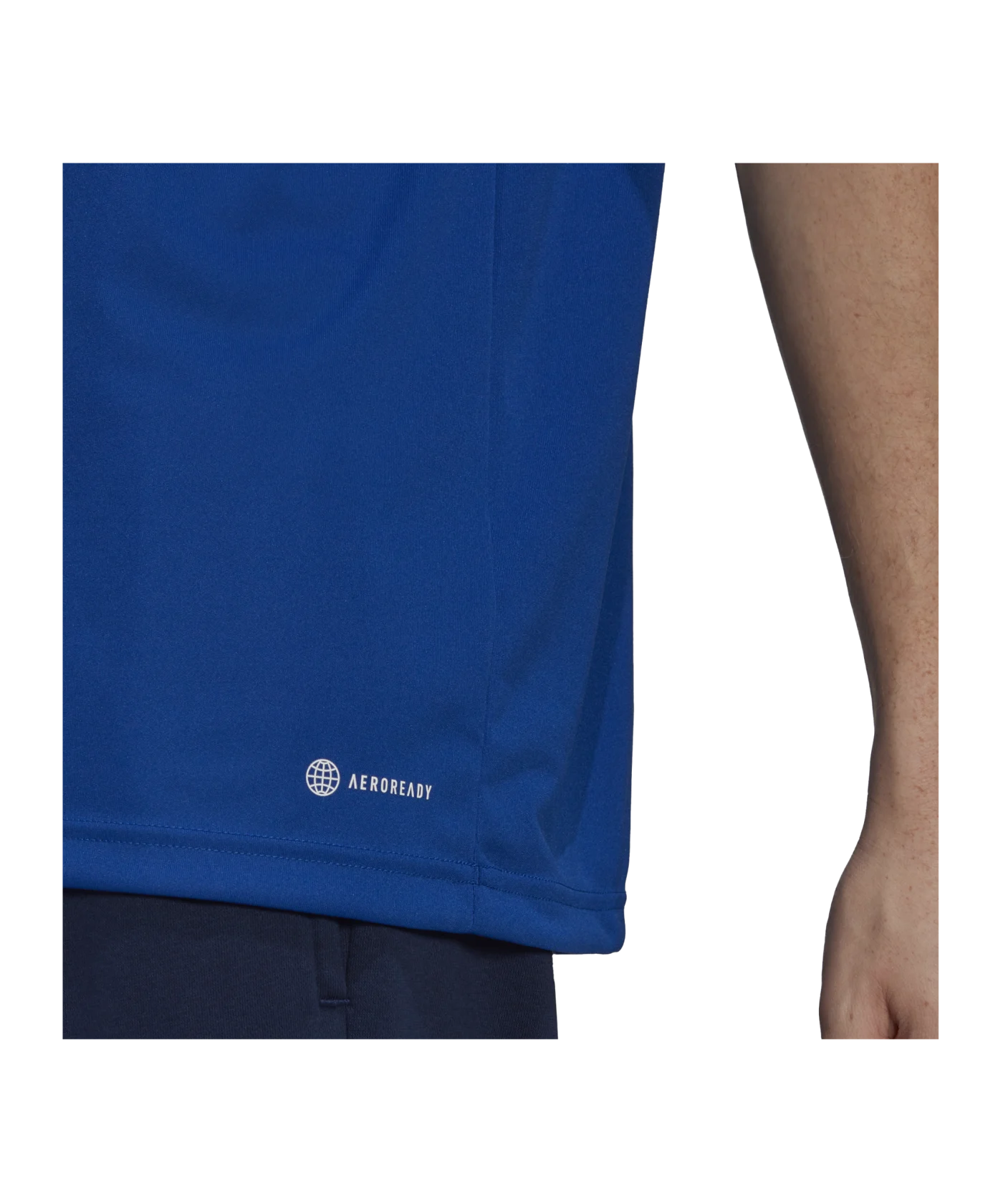 adidas Entrada 22 Poloshirt Blau Weiss